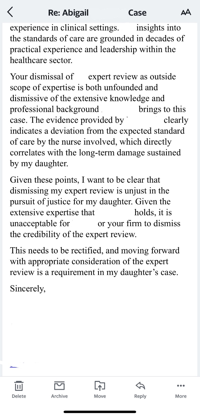 Response to Lawyer 2 0f 2